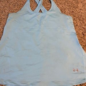 Sky Blue Under Armour Tank-L